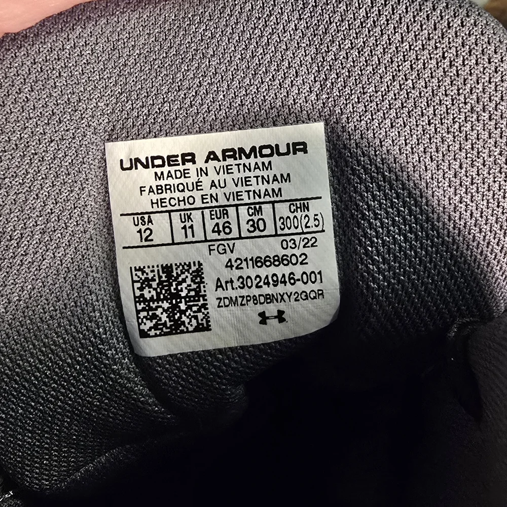 Under Armour Men's Black Tactical Boots - Picture 6 of 9